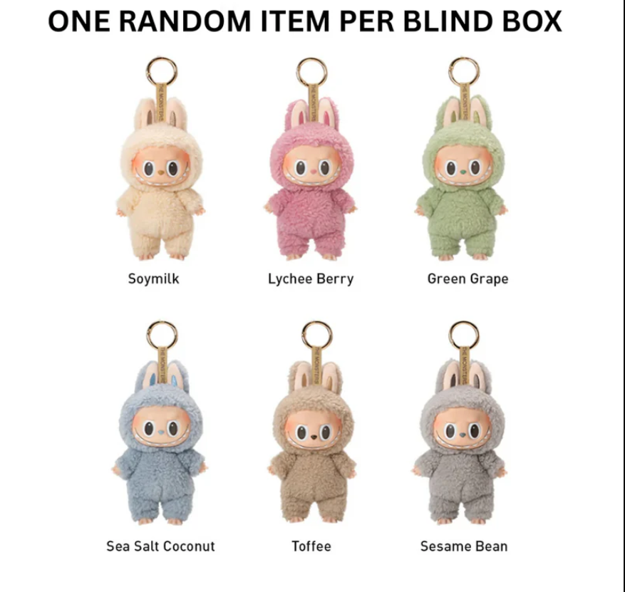 Labubu Doll The Monsters Tasty Macarons Vinyl Face Sealed Case Blind Box Pack of 1 ( Pop Mart )