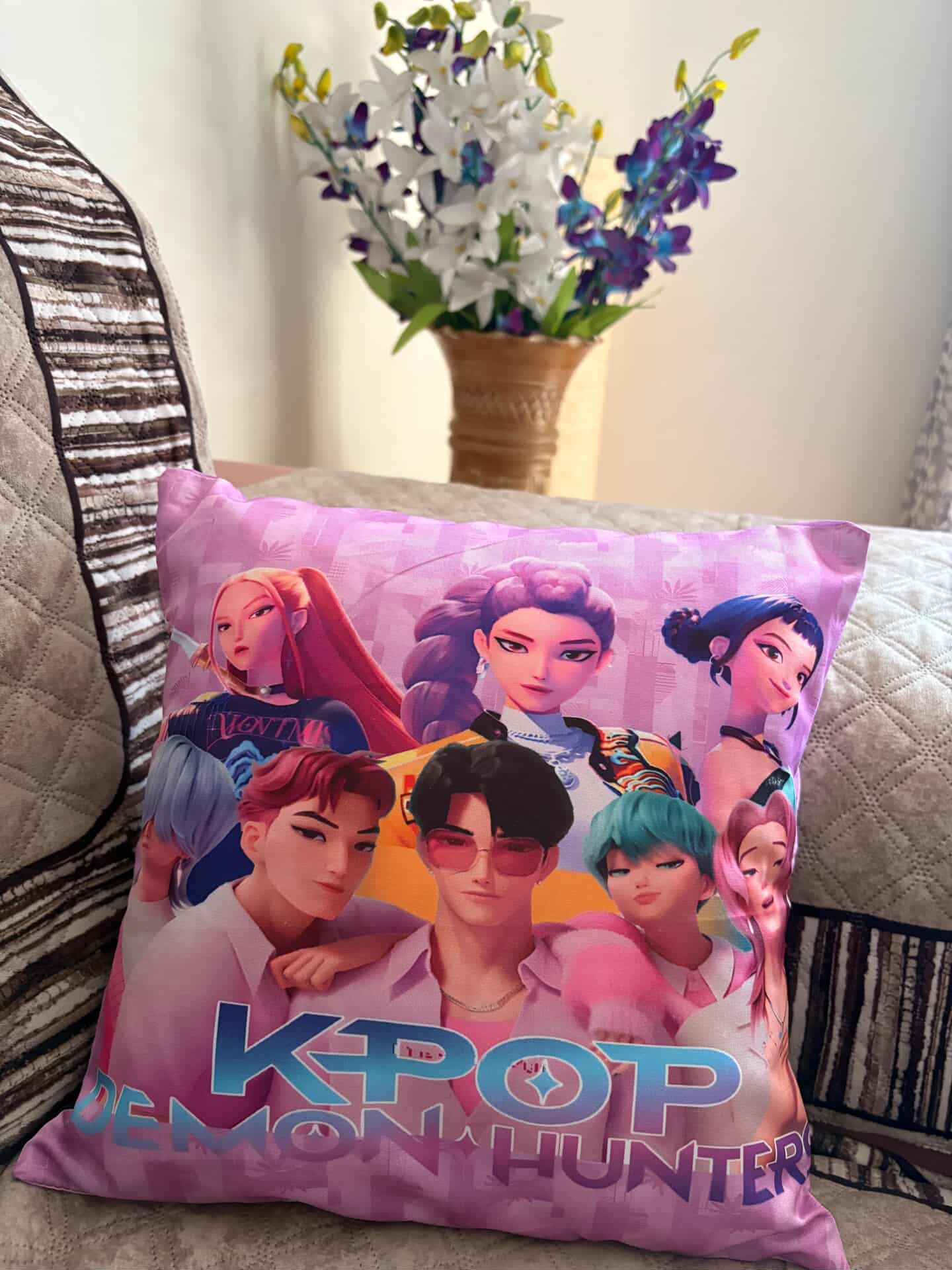 K-Pop Demon Hunters Cushion - K-Pop Cushion