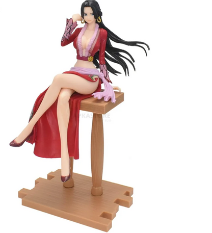 Boa Hancock Sitting Pirate Action Figure 20Cm | Weeb Manga Collectible Grandline Journey Prize Figure | PVC Anime Figurine - Pack of 1