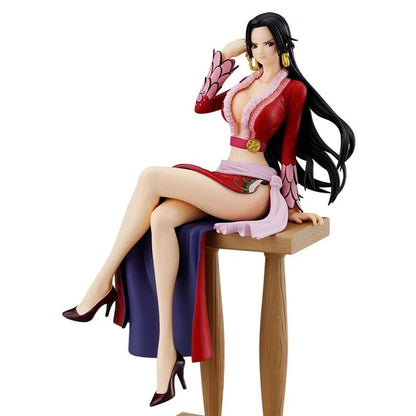 Boa Hancock Sitting Pirate Action Figure 20Cm | Weeb Manga Collectible Grandline Journey Prize Figure | PVC Anime Figurine - Pack of 1