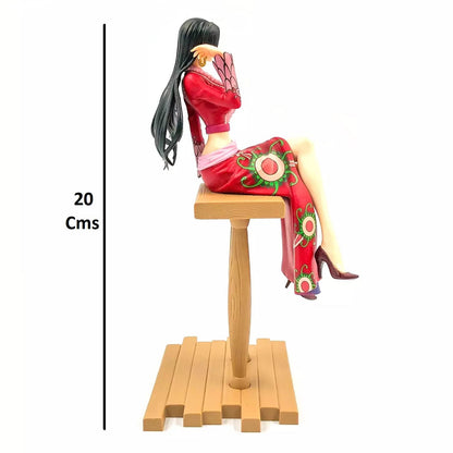 Boa Hancock Sitting Pirate Action Figure 20Cm | Weeb Manga Collectible Grandline Journey Prize Figure | PVC Anime Figurine - Pack of 1