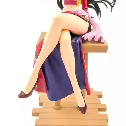 Boa Hancock Sitting Pirate Action Figure 20Cm | Weeb Manga Collectible Grandline Journey Prize Figure | PVC Anime Figurine - Pack of 1