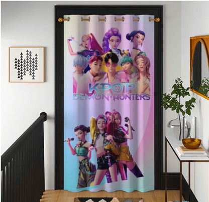 K-Pop Demon Hunters Curtain - K-Pop Curtain