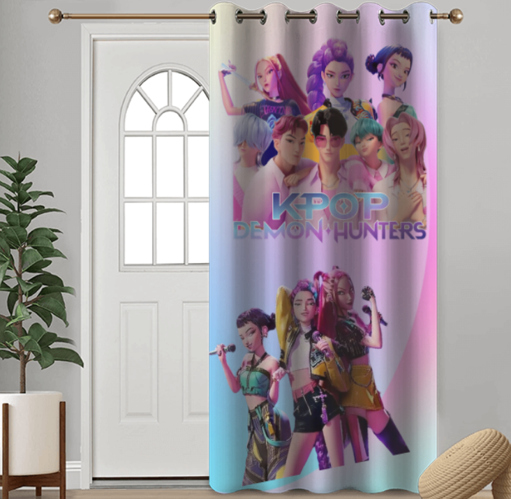 K-Pop Demon Hunters Curtain - K-Pop Curtain