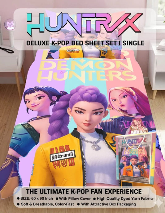 K-Pop Demon Hunters Bedsheet
