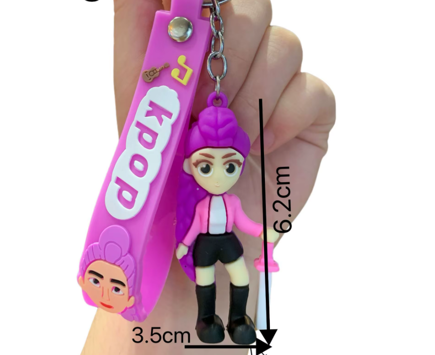 K-Pop Demon Hunters Keychain - K-Pop Keychain 