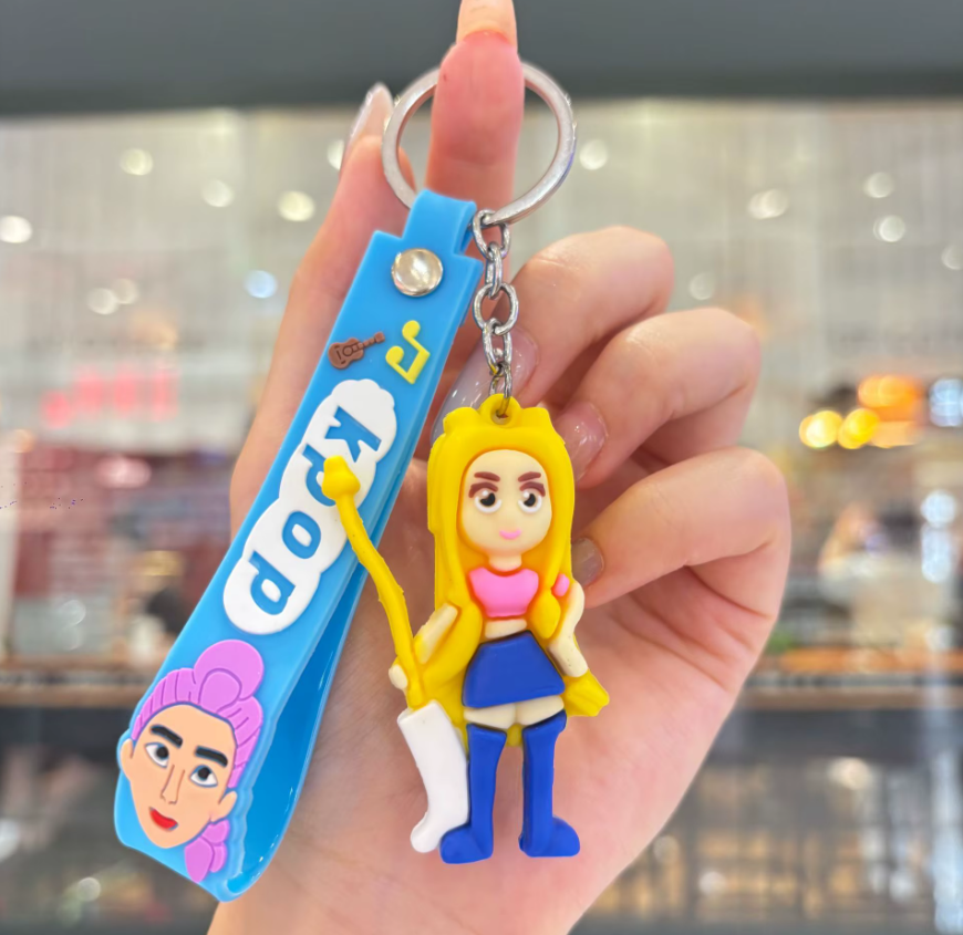 K-Pop Demon Hunters Keychain - K-Pop Keychain 