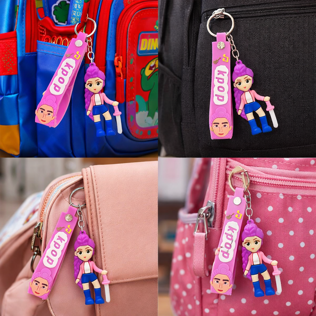 K-Pop Demon Hunters Keychain - K-Pop Keychain 