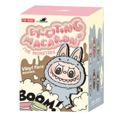 Labubu Doll The Monsters Tasty Macarons Vinyl Face Sealed Case Blind Box Pack of 1 ( Pop Mart )